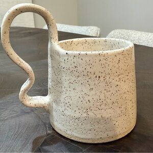 Unique Signed pottery Mug